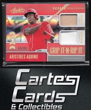Aristides Aquino 2020 Panini Absolute GNR-AA Grip It-N-Rip It Spectrum Red 59/99