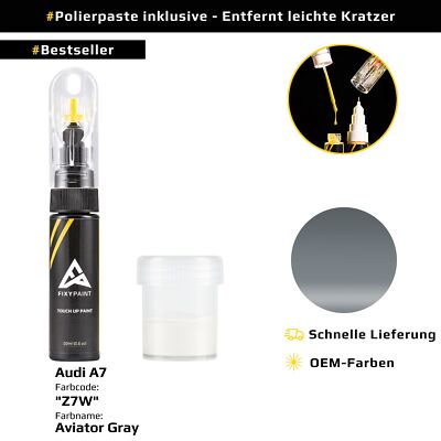 Lackstift für Audi A7 Code: Z7W Aviator Gray