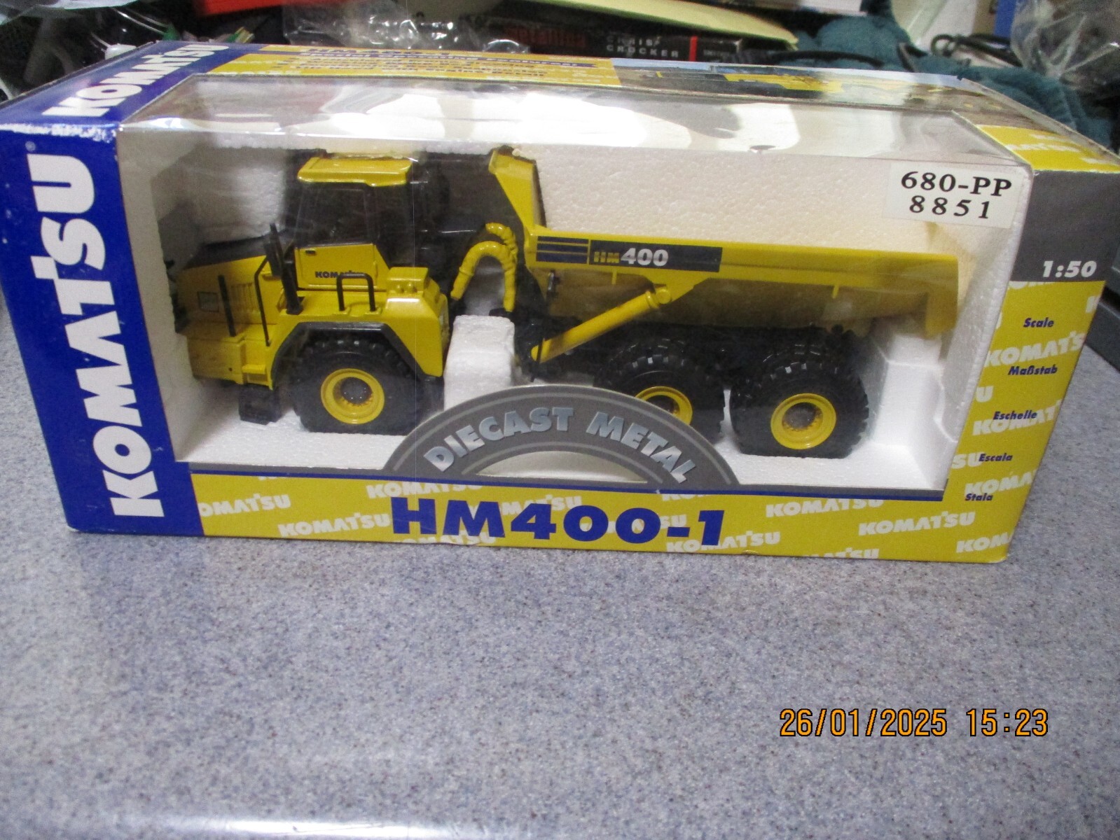 Komatsu Hm400-1 Articulated Dump Truck 1 50 Scale for sale online 