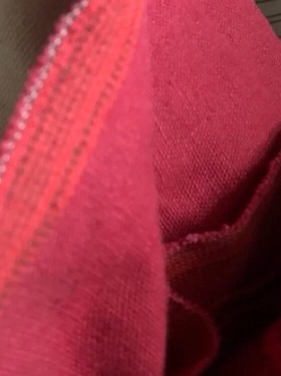 LFY65651F Sunbaked linen vintage Red By Ralph Lauren  - Image 2 of 2