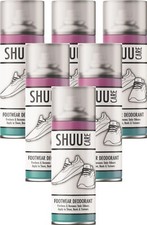 6 x 250ml Can Shuu&Boot Deodorant Spray Smell Remover for Foot Neutralizes Odor
