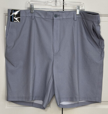NWT Daniel Cremieux Performance size 46 grey classic fit golf shorts mens 