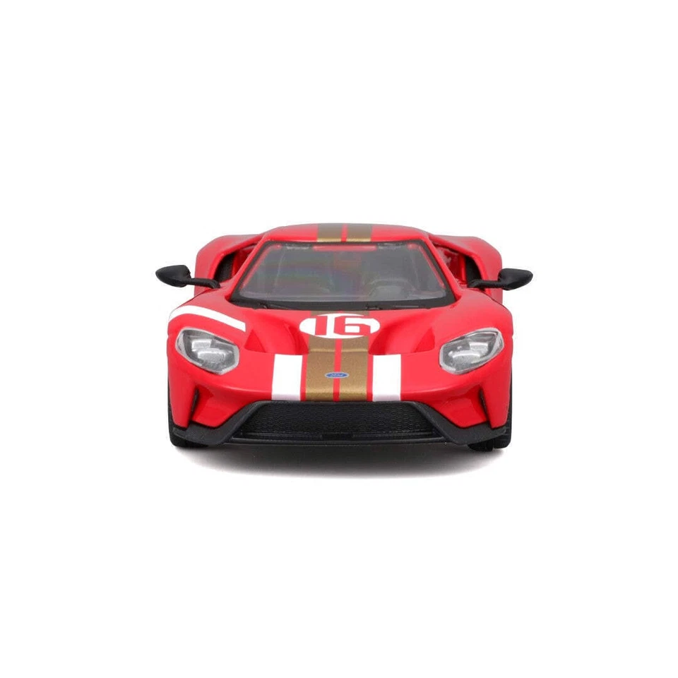 18-41166 Bburago Race - Ford GT Heritage Edition (2022) #16, rossa - Immagine 3 di 4