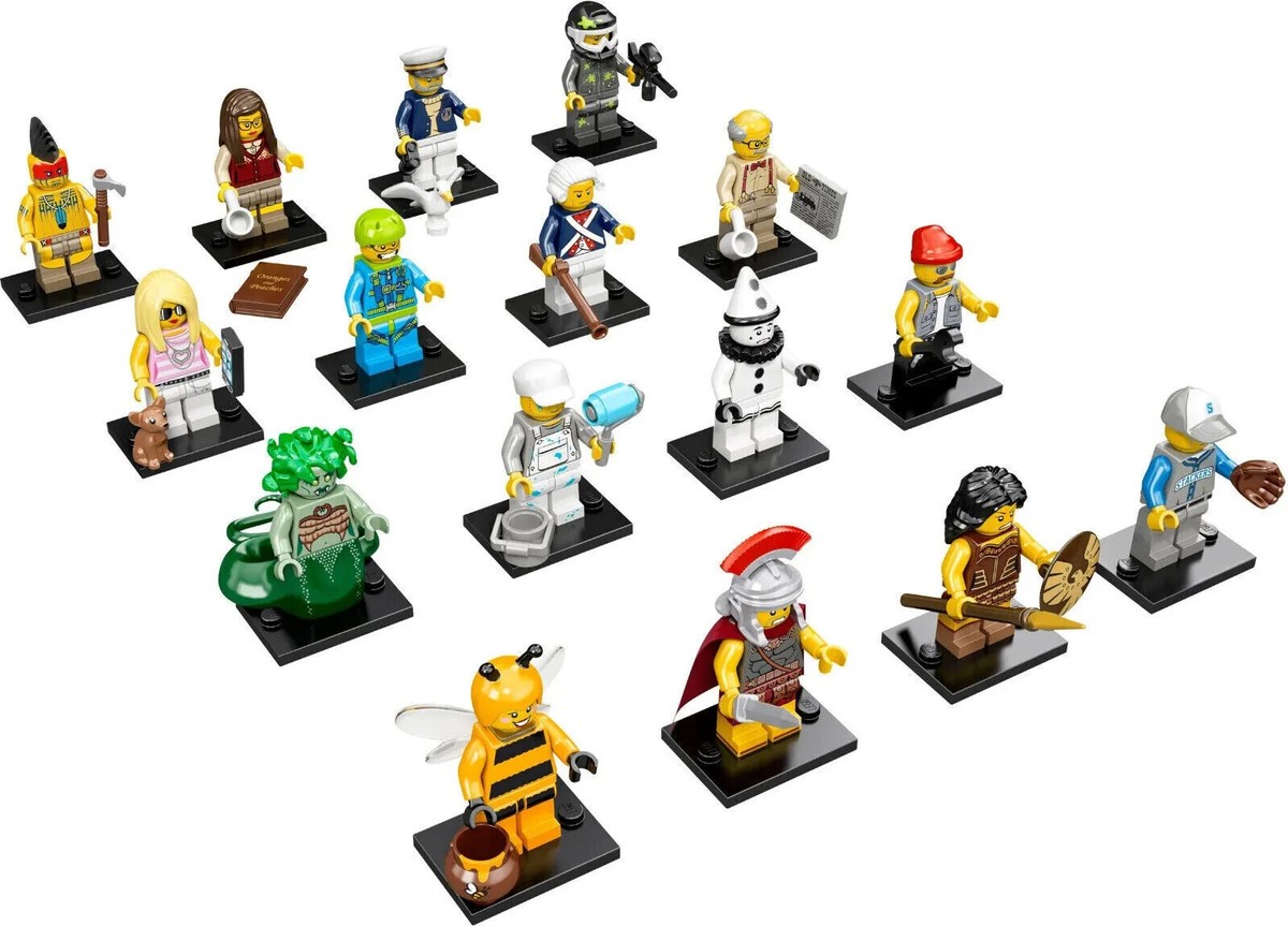 Complete Set of (16) Lego Series 10 Minifigures 71001 New Factory