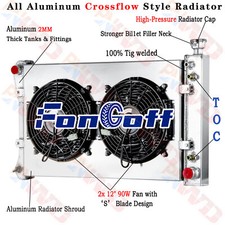 3 Row Radiator Shroud Fan For 1988-97 Chevy/GMC C/K C1500 C2500 C3500 K2500 1995