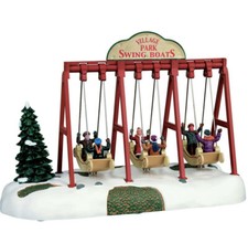 Lemax Village Park Swing Boats -Animated Holi...