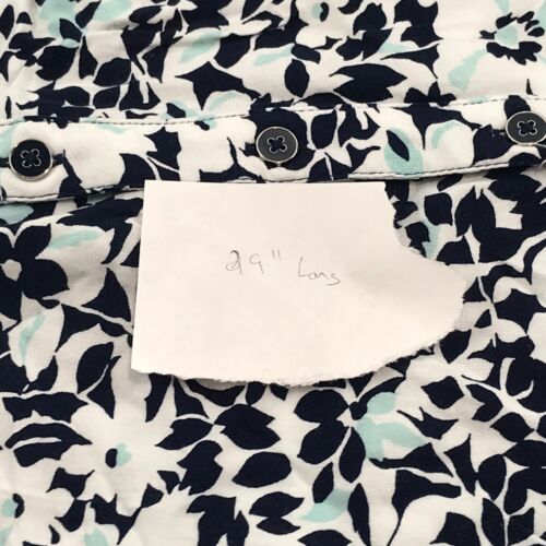 Croft Barrow Damen Bluse Blumenmuster Blau Größe L - Bild 6 von 9