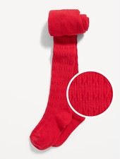Old Navy Toddler Girls Soft-Knit Tights Red Size 6-12 12-24 Months 2T-3T 4T-5T