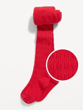 Old Navy Toddler Girls Soft-Knit Tights Red Size 6-12 12-24 Months 2T-3T 4T-5T