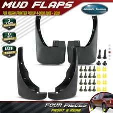 For Nissan Frontier Pickup 2005 2006-2015 Pickup Splash Guards Mud Flaps 4PCS