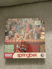 Springbok 1000 Piece Puzzle Sweet Shoppe 24" x 30" - Brand New, Sealed - Candy