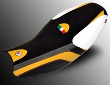 Ducabike Ducati Scrambler Seat Cover CSSCR01 - Black-Yellow