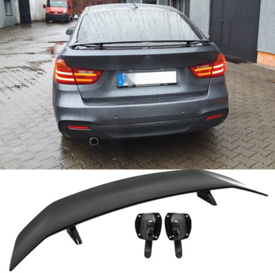 46'' GT-Stil Schwarz glänzend Heckflügel Heckspoiler Heck Spoiler Für 3er GT F34