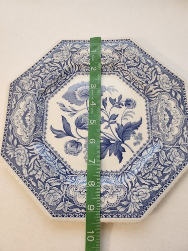 The Spode Archive Sutherland Collection Floral Blue Plate - Picture 4 of 4