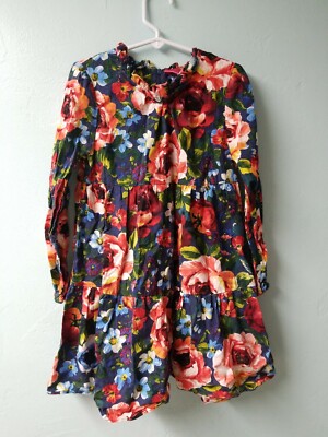 Bonny Billy Boutique Girls Floral Tunic Top Size 11