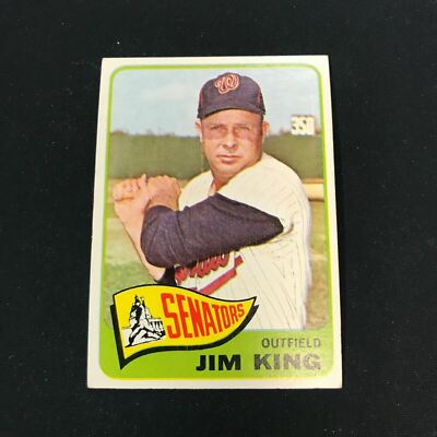 1965 Topps #38 JIM KING Washington Senators VG-EX @QG35
