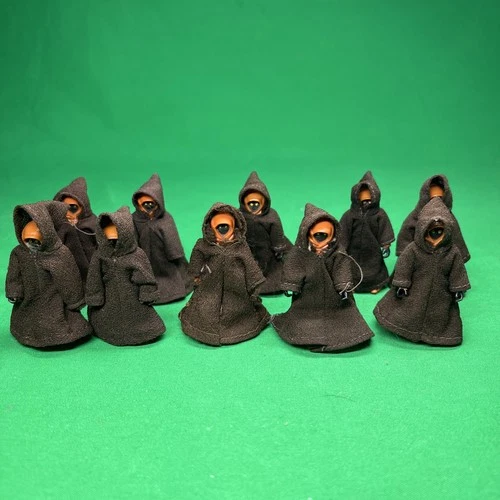 Vintage 1977 Star Wars Jawa Lot of 10 Cloth Cape Kenner Figures
