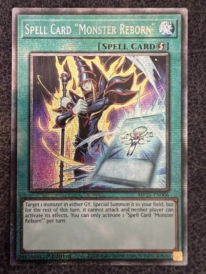 Yugioh Spell Card ''Monster Reborn  MP25-EN006 Starlight Rare 1st Edition NM