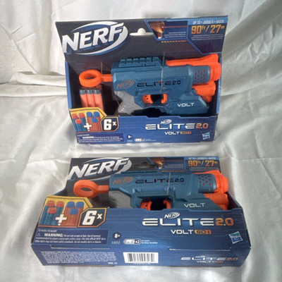 NERF Elite 2.0 Volt SD-1 Dart Blaster (E9952) with 6 Darts Blue/Orange