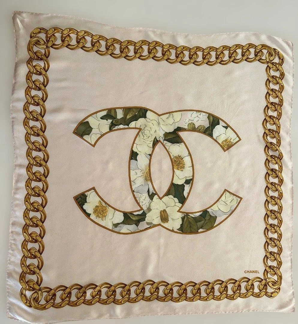 CHANEL Silk Floral Scarves & Wraps for Women for sale - eBay
