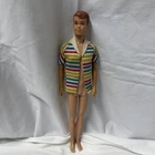 Vintage 1960s Mattel Barbie Allan Alan Doll Striped Shirt Japan Ken’s Friend