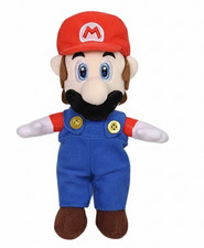 6" Cute Super Mario Bros Mario Plush Stuffed Doll Brand New - Removable Overalls
