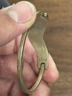 Vintage Bull Motif Hinged Cuff Bracelet - Silver Tone - Crushed Stone Inlay — photo 3