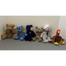 Ty Beanie Babies Mixed Lot of 6 All with Tags VTG Princess Ronnie Carmichael…