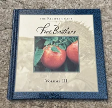 The Recipes Of The Five Brothers Volume lll 1998 Lipton Hardcover Cookbook