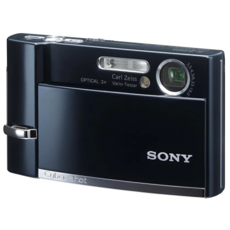 Sony DSC-T30 Digitalkamera Schwarz 7,2MP 3fach optischer Zoom Bildstabilisierung - Bild 2 von 4