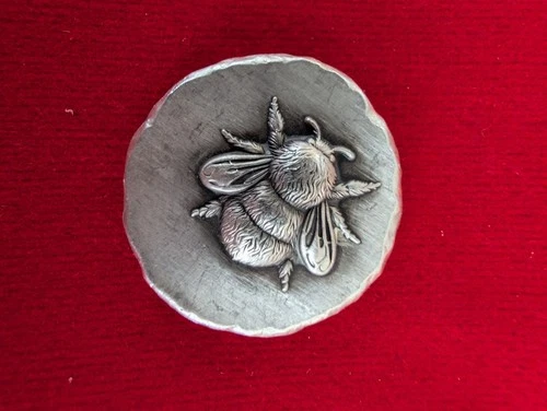 MK Barz Bumble Bee .5 Ozt .999 Silver Poured Round