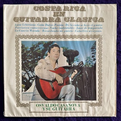 OSVALDO CASANOVA Costa Rica En Guitarra Clasica LP ONDA NUEVA Latin Guitar RARE