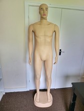 Male Mannequin: Full Body, Plastic, Athletic Build Great for shop,retail Display