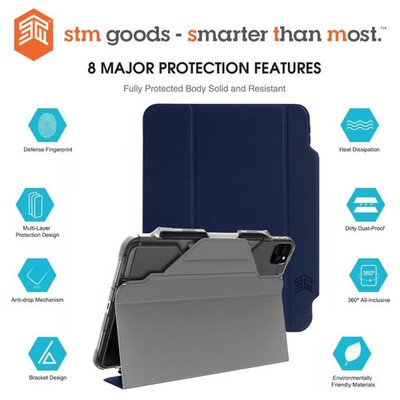 Original STM iPad Pro 11'' (1./2./3./4.) Generation Hülle Smart Folio Cover