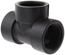 Banjo TEE200 Polypropylene Pipe Fitting, Tee, Schedule 80, 2" NPT Female