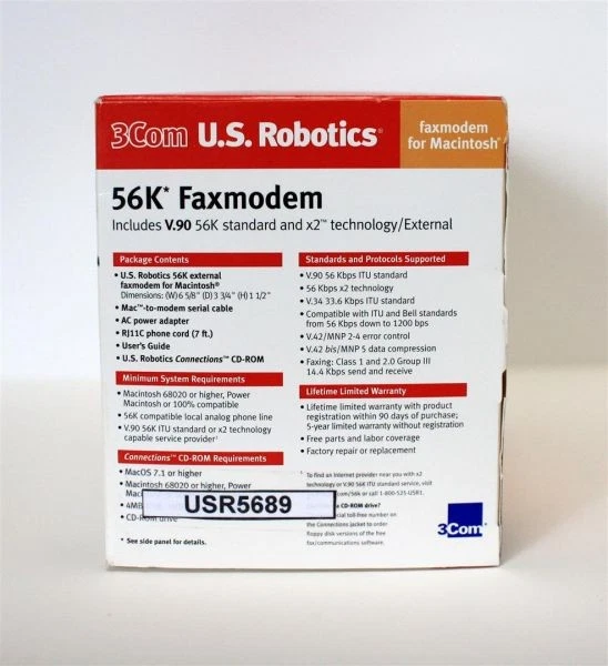 Módem externo 56k para mac,orb, cable serie Foto 4 de 4