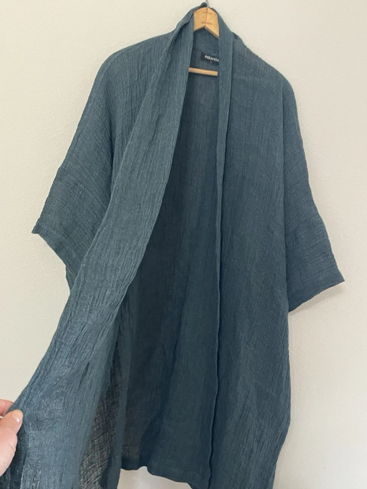 Túnica ESKANDAR súper larga sistema operativo mundial casi 4 ajuste largo desde el hombro hasta la parte inferior Foto 3 de 4