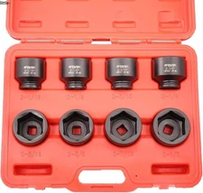 Stark USA 8-Piece Jumbo Assortment Standard Sizes 3/4" DR Deep Impact Socket Set