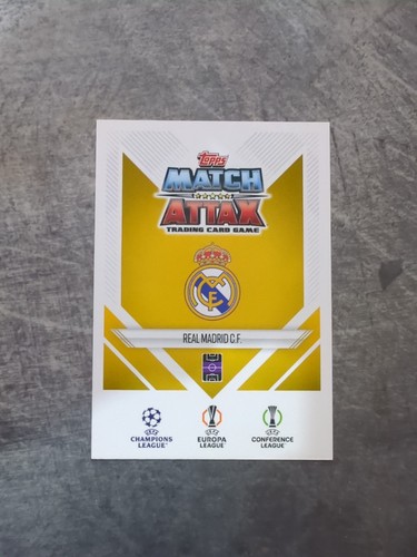 Federico Valverde Match Attax 2024/2025 Real Madrid 24/25 Topps # 128 - Picture 2 of 2