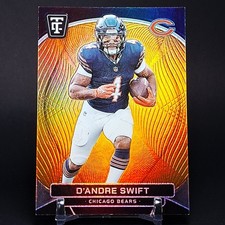 2025 Totally Certified Dandre Swift Platinum Mirror Orange Parallel Numbered /99
