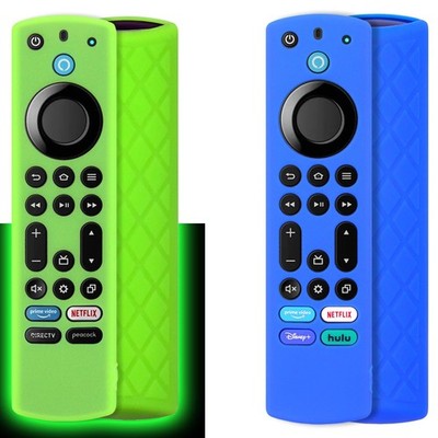 Silicone Remote Case 2pcs for Fire TV Stick 4K Max/Insignia/Pioneer/Omni Seri...