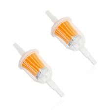 2PCS Gas Inline Fuel Filters with Magnet, 1/4 Inch x 5/16 Inch Car Engine 2pcs