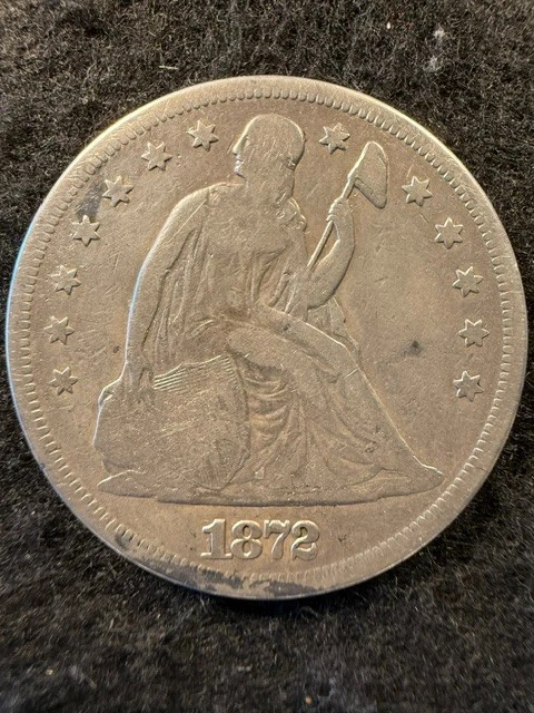 Silver 1872 Year Seated Liberty US Dollars (1840-1873) for sale | eBay