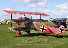 Fokker Dr.I WW1 Germany Triplane Print, Canvas & more – Aviation Art