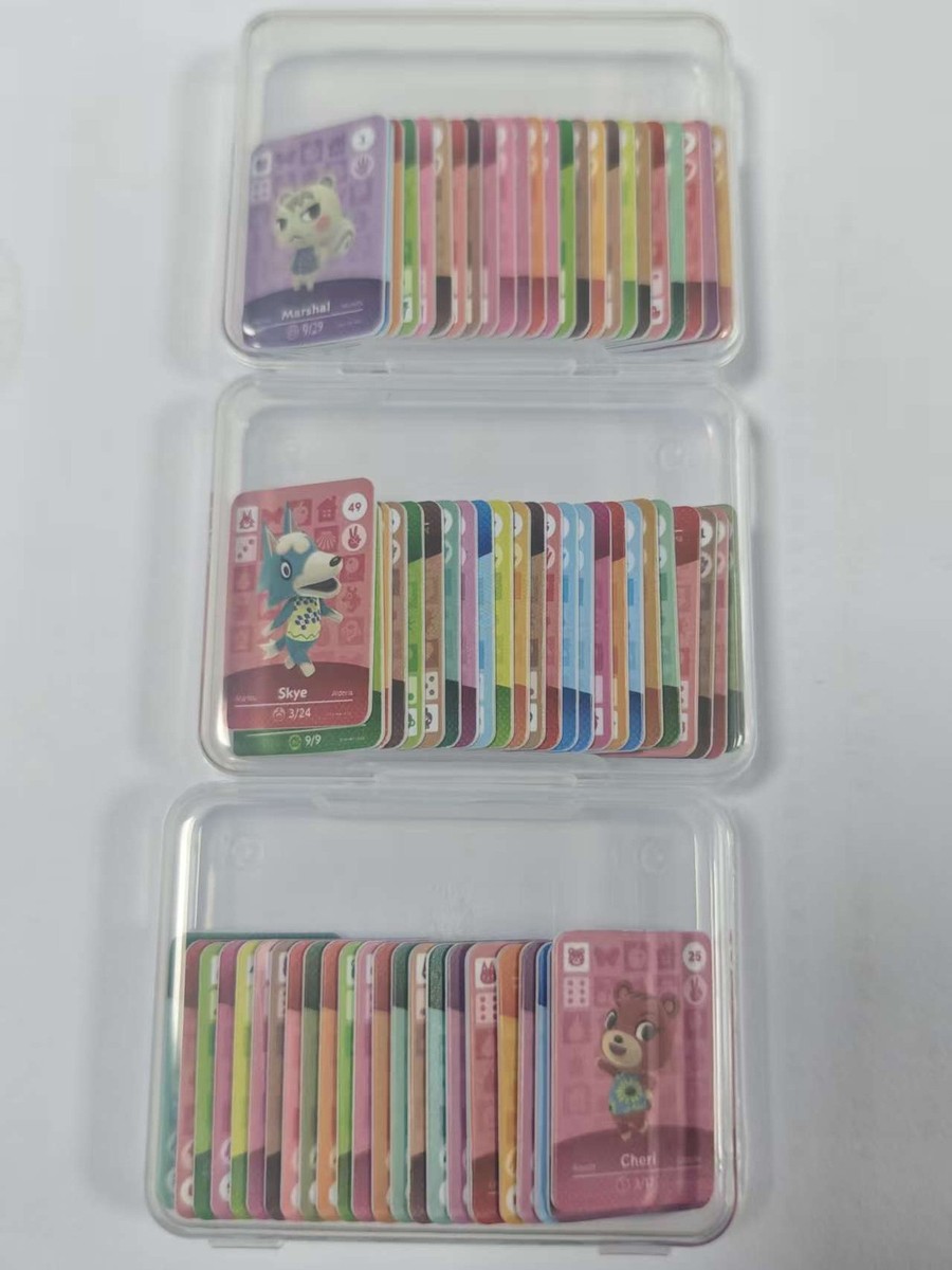 72 Animal Crossing New Horizons Amiibo Mini NFC Cards RV For