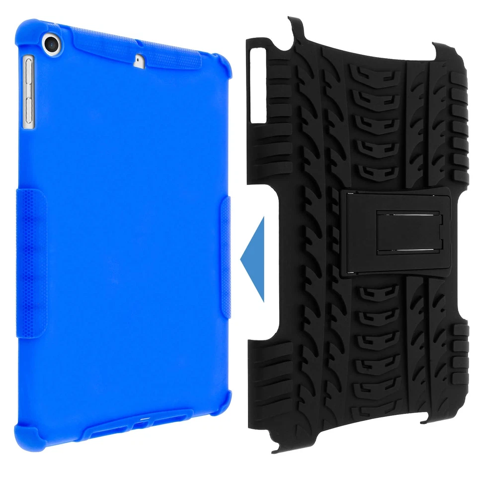 Shockproof Stand case for iPad 9.7 2017/iPad 2018 & Kickstand – Blue/Black - Image 4 of 4