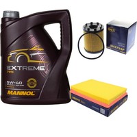 Inspektionspaket 5L Mannol 5W-40 FüR Opel Meriva Corsa C 1.2 Twinport 1.0 1.3