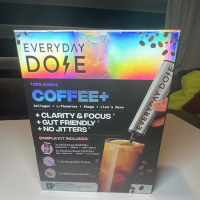 Everyday Dose Coffee+ Instant Coffee Stick Pack 6 Mild Roast Chocolatey Creamy