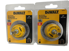 DeWalt DW49717 Wire Cup Brush-2"-Coarse-Metal-1/4" Arbor For Drills-2 Pack