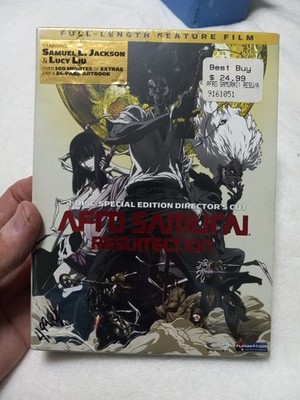 AFRO SAMURAI RESURRECTION 2 DISC DVD  SPECIAL ED CUT & 24 Page ARTBOOK B6